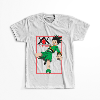 Koszulka Biała Hunter x Hunter WYBIERZ KOLOR KOSZULKI I FASON