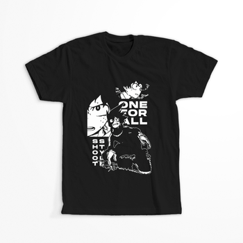 Koszulka Czarna My Hero Academia / Akademia bohaterów - WYBIERZ KOLOR KOSZULKI I FASON