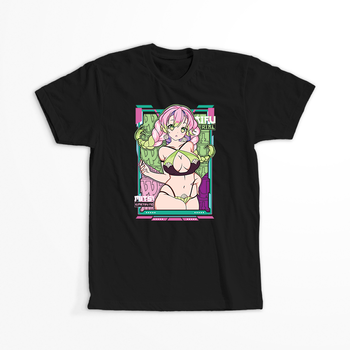 Koszulka Czarna Demon Slayer / Kimetsu no Yaiba / Miecz zabójcy demonów - WYBIERZ KOLOR KOSZULKI I FASON