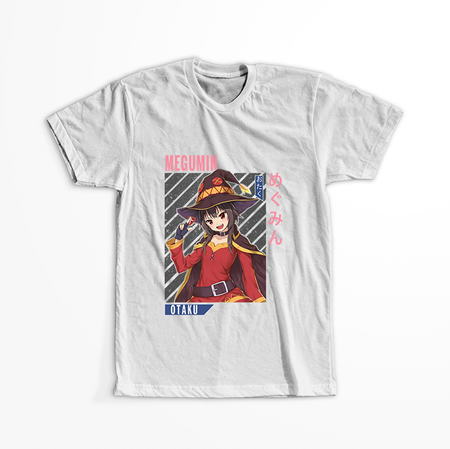 Koszulka Biała KonoSuba: God's Blessing on This Wonderful World! / Kono Subarashii Sekai ni Shukufuku wo! - WYBIERZ KOLOR KOSZULKI I FASON