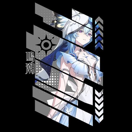 Koszulka Biała Wuthering Waves - WYBIERZ FASON I KOLOR KOSZULKI