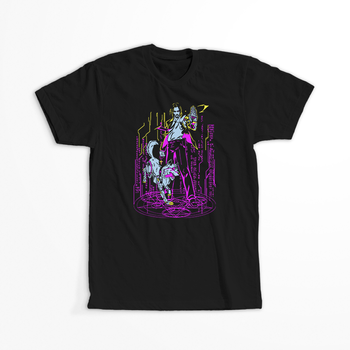 Koszulka Czarna Cyberpunk Edgerunners - WYBIERZ KOLOR KOSZULKI I FASON