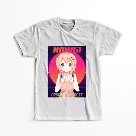 Koszulka Biała - Is the Order a Rabbit? - WYBIERZ KOLOR KOSZULKI I FASON