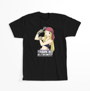Koszulka Czarna Fullmetal Alchemist - WYBIERZ KOLOR KOSZULKI I FASON