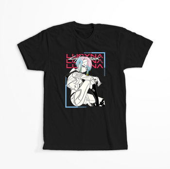 Koszulka Czarna Cyberpunk Edgerunners - WYBIERZ KOLOR KOSZULKI I FASON