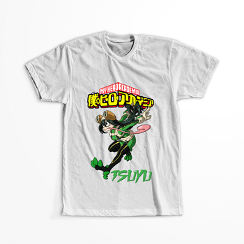 Koszulka Biała My Hero Academia / Akademia bohaterów - WYBIERZ KOLOR KOSZULKI I FASON