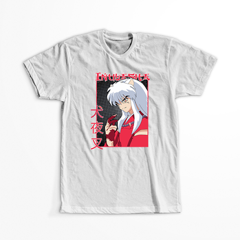 Koszulka Biała - InuYasha - WYBIERZ KOLOR KOSZULKI I FASON