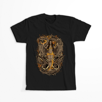 Koszulka Smok i Anioł KOLOR KOSZULKI I FASON