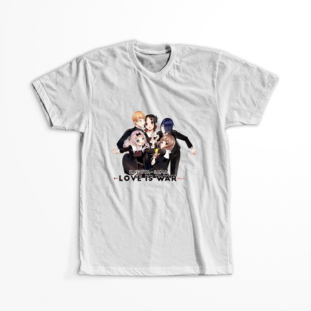 Koszulka Biała Kaguya-sama Love Is War WYBIERZ KOLOR KOSZULKI I FASON