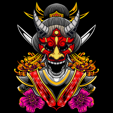 Koszulka Samuraj WYBIERZ KOLOR KOSZULKI I FASON