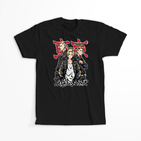 Koszulka Czarna Tokyo Revengers WYBIERZ KOLOR KOSZULKI I FASON