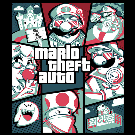 Koszulka Super Mario Bros. KOLOR KOSZULKI I FASON