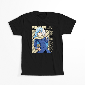 Koszulka Czarna Tensei Shitara Slime Datta Ken - WYBIERZ KOLOR KOSZULKI I FASON