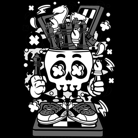 Koszulka Szachy KOLOR KOSZULKI I FASON