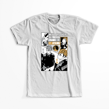 Koszulka Biała - Haikyuu!! - WYBIERZ KOLOR KOSZULKI I FASON