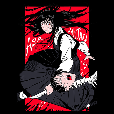 Koszulka Biała Chainsaw Man WYBIERZ KOLOR KOSZULKI I FASON