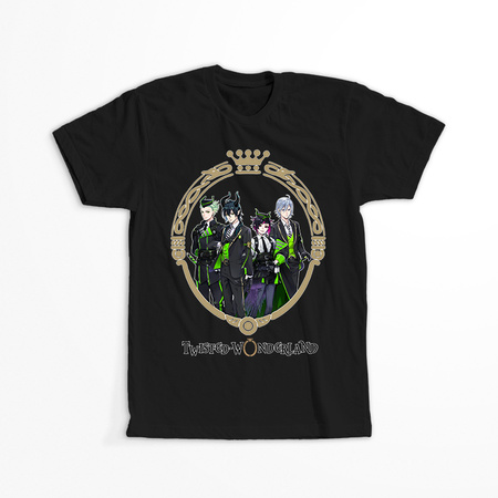 Koszulka Czarna - Twisted Wonderland  DIASOMNIA WYBIERZ KOLOR KOSZULKI I FASON