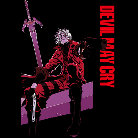 Koszulka Czarna -  Devil May Cry  - WYBIERZ KOLOR KOSZULKI I FASON