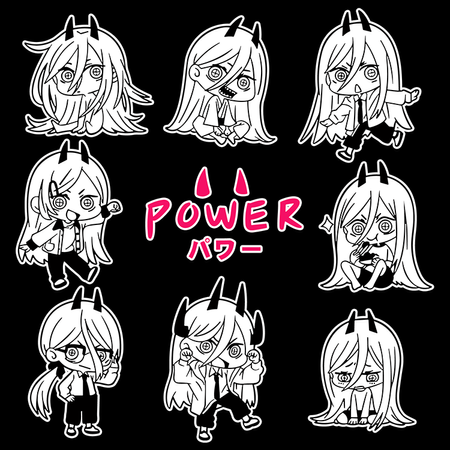 Koszulka Biała  Chainsaw Man WYBIERZ KOLOR KOSZULKI I FASON