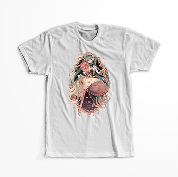 Koszulka Biała Vocaloid Hatsune Miku - WYBIERZ KOLOR KOSZULKI I FASON