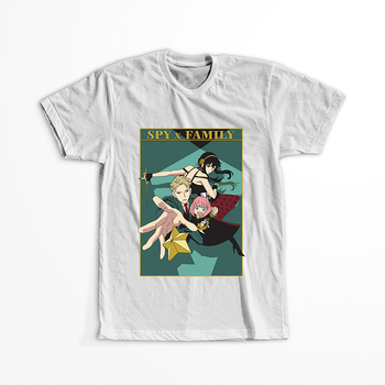 Koszulka Biała Spy X Family - WYBIERZ KOLOR KOSZULKI I FASON