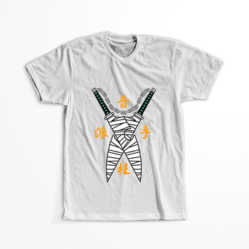 Koszulka Biała Demon Slayer / Kimetsu no Yaiba / Miecz zabójcy demonów - WYBIERZ KOLOR KOSZULKI I FASON