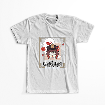 Koszulka Biała Genshin Impact - Hu Tao - WYBIERZ KOLOR