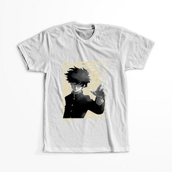 Koszulka Biała Mob Psycho 100 WYBIERZ KOLOR KOSZULKI I FASON