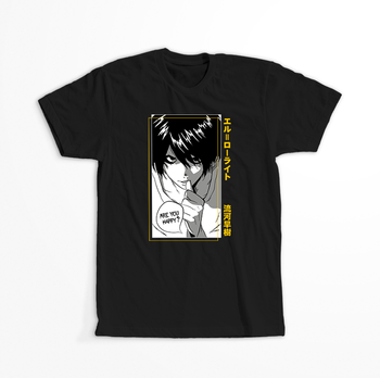 Koszulka Czarna Death Note - WYBIERZ KOLOR KOSZULKI I FASON