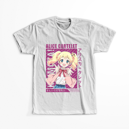 Koszulka Biała Kinmoza! WYBIERZ KOLOR KOSZULKI I FASON