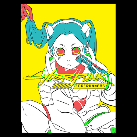 Koszulka Czarna Cyberpunk Edgerunners - WYBIERZ KOLOR KOSZULKI I FASON