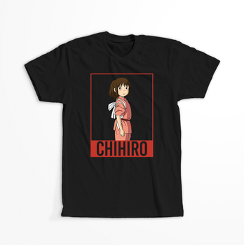 Koszulka Czarna - Spirited Away / W krainie bogów  - WYBIERZ KOLOR KOSZULKI I FASON