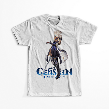 Koszulka Biała Genshin Impact - Albedo - WYBIERZ KOLOR KOSZULKI I FASON