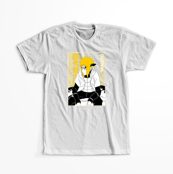 Koszulka Biała Naruto / Boruto - WYBIERZ KOLOR KOSZULKI I FASON