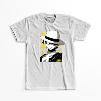 Koszulka Biała One Piece - WYBIERZ KOLOR KOSZULKI I FASON