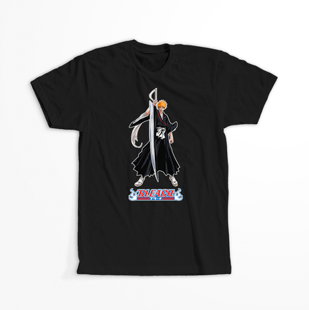 Koszulka Czarna Bleach - WYBIERZ KOLOR KOSZULKI I FASON