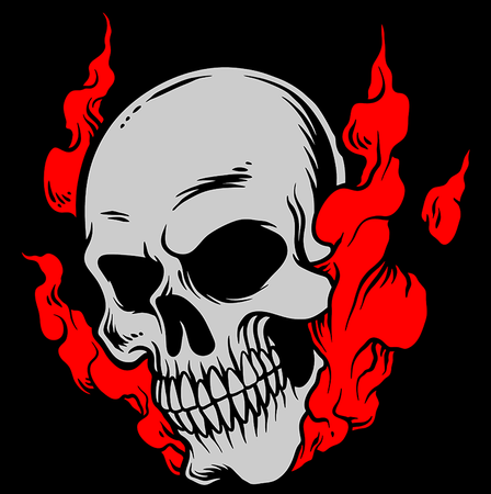 Koszulka Czaszka KOLOR KOSZULKI I FASON