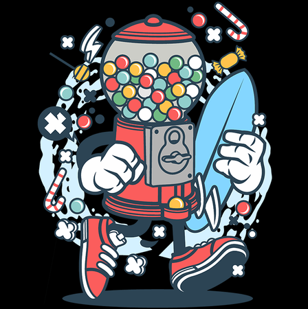 Koszulka Guma Balonowa WYBIERZ KOLOR KOSZULKI I FASON