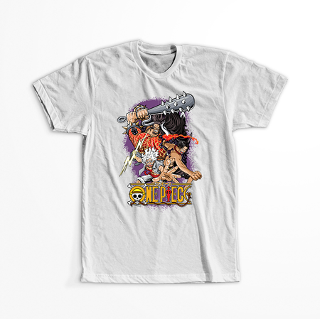 Koszulka Biała One Piece - WYBIERZ KOLOR KOSZULKI I FASON