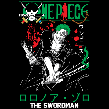 Koszulka Czarna One Piece - WYBIERZ KOLOR KOSZULKI I FASON