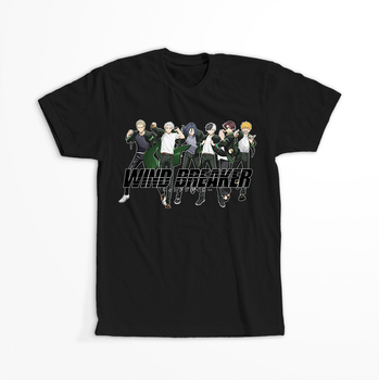 Koszulka Czarna Wind Breaker - WYBIERZ FASON I KOLOR KOSZULKI