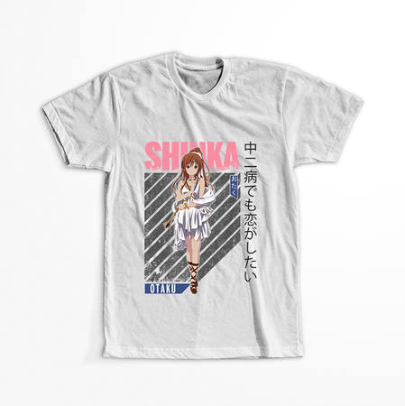 Koszulka Biała Chuunibyou demo Koi ga Shitai! / Love, Chunibyo & Other Delusions! - WYBIERZ KOLOR KOSZULKI I FASON