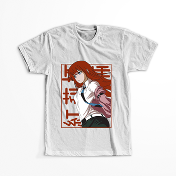 Koszulka Biała - Steins;Gate - WYBIERZ KOLOR KOSZULKI I FASON