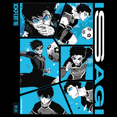 Koszulka Biała - Blue Lock - WYBIERZ KOLOR KOSZULKI I FASON