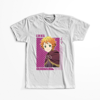 Koszulka Biała - The Promised Neverland - WYBIERZ KOLOR KOSZULKI I FASON