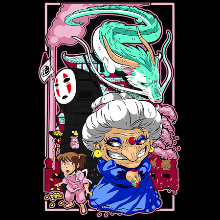 Koszulka Biała - Spirited Away / W krainie bogów - WYBIERZ KOLOR KOSZULKI I FASON