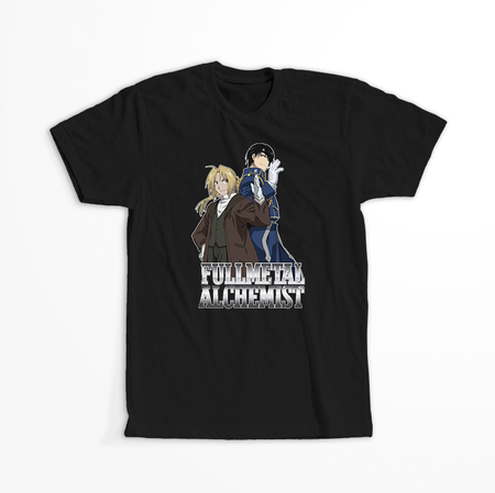Koszulka Czarna Fullmetal Alchemist - WYBIERZ KOLOR KOSZULKI I FASON