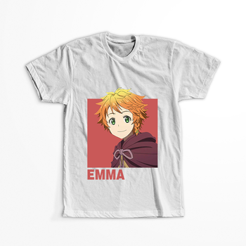 Koszulka Biała - The Promised Neverland - WYBIERZ KOLOR KOSZULKI I FASON