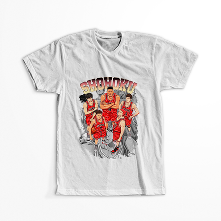 Koszulka Biała Slam Dunk WYBIERZ KOLOR KOSZULKI I FASON