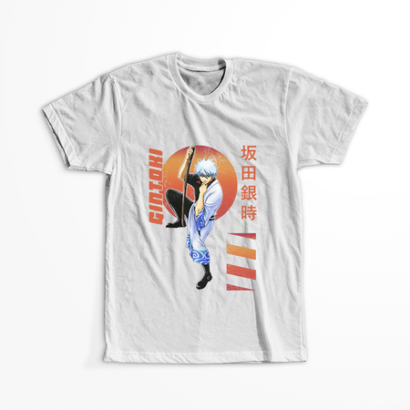 Koszulka Biała Gintama WYBIERZ KOLOR KOSZULKI I FASON